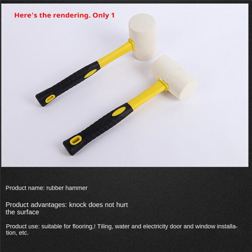 Rubber Hammer Floor Tile Home Decoration Hammer Leather Hammer Installation Hammer Multi-Function Rubber Hammer 2