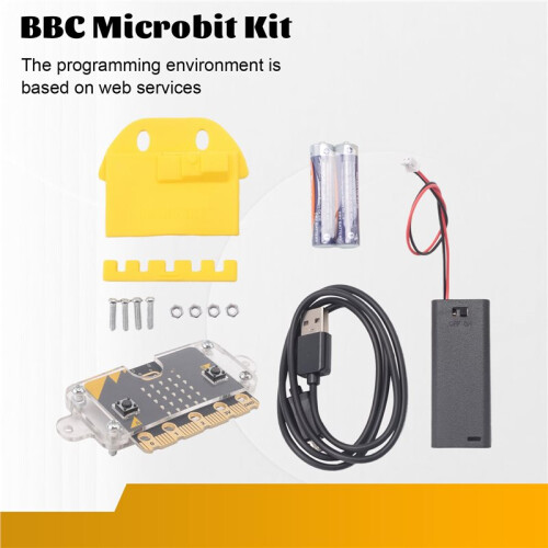 BBC Microbit Go Start Kit Micro:Bit BBC Programmable Learning Development Board with Protective Case for DIY Projects 2