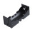 Plastic Single 26650 Battery Holder Case Storage Box 40Pcs Black 1