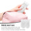 5Pcs Durable Plastic Press Pump Bottles Nail Polish Remover Travel Use 4