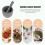 1Set Grey Garlic Grinding Pot Plastic Masher for Home Kitchen Use 4