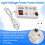 Multi-Interface Test Lamp Holder 12 Port Led Bulb Tester Versatile Led Lcd Tester for E27 B22 E14 Bulb Test EU Plug 9