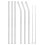 Glass Drinking Straw - Reusable, Eco-friendly, Transparent with Cleaning Brush 1