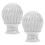 2 Pcs Brackets Holder Roman Curtain Accessory Rod Part 3
