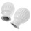 2 Pcs Brackets Holder Roman Curtain Accessory Rod Part 8