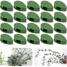 (100 Pcs) 50pcs Plant Climbing Wall Fixture Clips, Invisible Self-adhesive Hanging Plant Vines Clips Compatible With Wire Fixing - RiRi