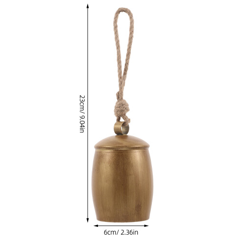 Vintage Landhaus Kuhglöckchen Metall Hängeornament 1