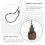 2Pcs Wooden Pull Chain Decorative Lamp Pendants Home Ceiling Fan Light 5