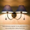 2Pcs Wooden Pull Chain Decorative Lamp Pendants Home Ceiling Fan Light 11
