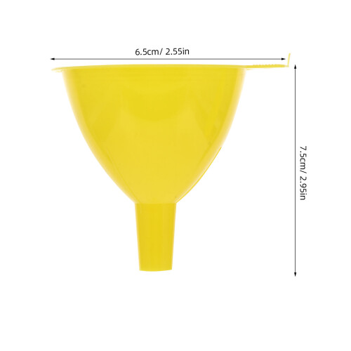 10pcs Small Funnel Laboratory Plastic Liquid Funnel Kitchen Funnels 1