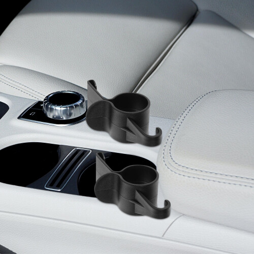 4Pcs Car Trunk Umbrella Holder Black Plastic Auto Hanger Storage Hook 2