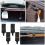4Pcs Car Trunk Umbrella Holder Black Plastic Auto Hanger Storage Hook 6