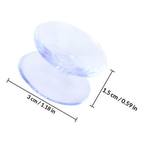 24pcs Silicone Suction Pads Double Sided Cups For Glass Table 1