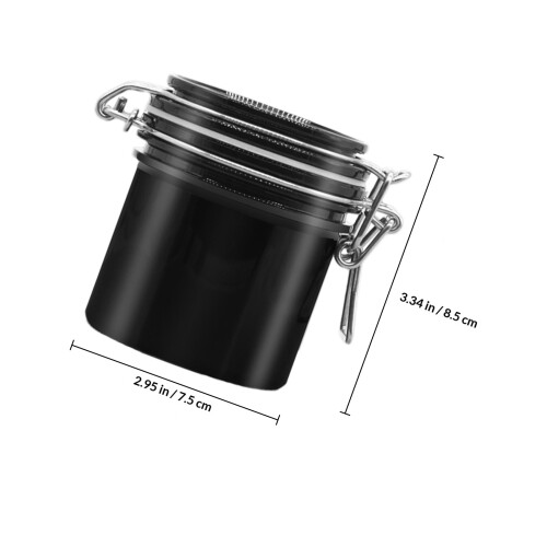 1Pc Eyelash Extension Storage Box Black Fiber Activated Carbon Jar 1
