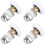 4Pcs Durable Silver Sliding Door Wheels with Nylon Copper for Bathroom 9