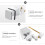 1Pc Silver Copper Flush Lever Button for Toilet Tank Home Use 5