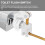 1Pc Silver Copper Flush Lever Button for Toilet Tank Home Use 6
