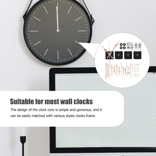 4set Wall Clock Parts Plastic Metal For Elegant Design 2