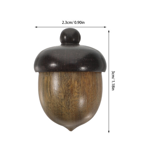 1Pc Durable Coffee Wooden Nut Pendant Multi-Functional Diffuser Charm 1