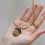 1Pc Durable Coffee Wooden Nut Pendant Multi-Functional Diffuser Charm 3