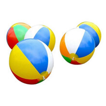 (3pcs) Inflatable Blowup Colour Panel Beach Ball Holiday Party Swimming Garden Toy