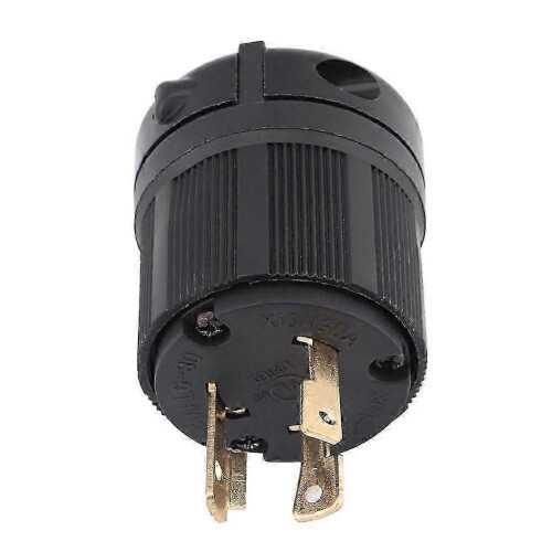 NEMA L6-30P 30A 250V 3 Wire Twist Lock Electrical Plug Connector 2