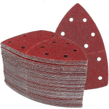 25 Pieces  11 Holes  105 X 152 Mm  Grit 60  for Multiple Sanders  Sanding Sheets  Sanding Paper - Pjun