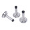 Door Stop Upto 5 PCS Wall Mounted  Satin Stainless Steel Rubber Stops 4