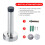 Door Stop Upto 5 PCS Wall Mounted  Satin Stainless Steel Rubber Stops 8