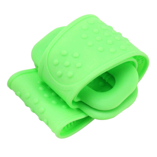 Silicone Back Scrubber Body Cleaning Tools Bath Belt Massage Brush Dual Sided 2