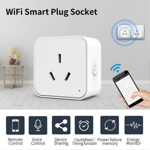 (wifi) Wireless Wifi/Zigbee Socket Voice ControlSmart Plug Power Socket AU Outlet Switch For Alexa Google Home 2