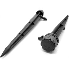 100pcs Ground Insert Eight Holes Adjustable Dripper 360 Degree Drip Irrigation - DD01