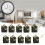 100Pcs DIY Silent Movement Spindle Hands Wall Quartz Clock Movement Mechanism Repair Tools Part Clock Kit 3