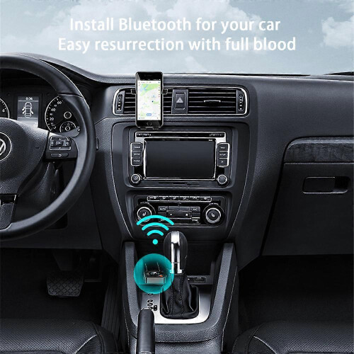 Bluetooth 5.1 Support TF Card Playback, Audio Transmitter Receiver Wireless Music navigation Adapter Tool 2