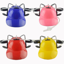 (pink) Beer Soda Drink Helmet Party Hat Birthday Party Outdoor Beer Hat Lazy Drinking Drink Helmet Hat Hood