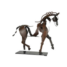 (no light) Night Lights Horse Sculpture Adonis Metal Crafts Horses Sculpture Horse Statue Living Room Home Decoration Art
