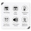 (color03) LED Digital Clock 8.5 Inch Large Display LED Alarm Clock w/Date Week Temperature 5