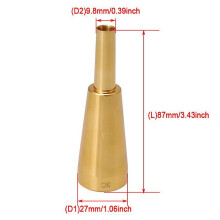 2X 3C Trumpet Mouthpiece Gold Meg Metal Trumpet for or Conn and King Trumpet C Trumpet
