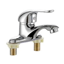 Wash Basin Faucet Double-hole Basin Faucet for Hot And Cold Water Sink Mixer Tap Bathroom Single-handle Basin Washbasin Faucet