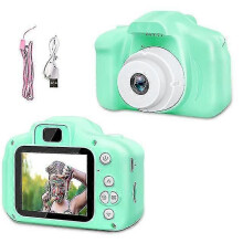 (No TF Card, Green) Kids Camera Waterproof 1080p Hd Screen Photography Video Camera Outdoor Toy - DD