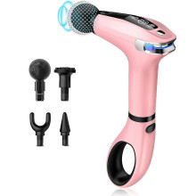 (Pink)Massage Gun, Deep Tissue Massager Gun Massagers For Pain, Portable Percussion Massager For Body Pain Recovery, Great Gift