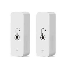 2pcs Tuya Wifi Temperature and Humidity Sensor Indoor Thermometer Hygrometer