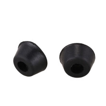40 Pcs 21mm x 10mm Conical Recessed Rubber Feet Bumpers Pads Black