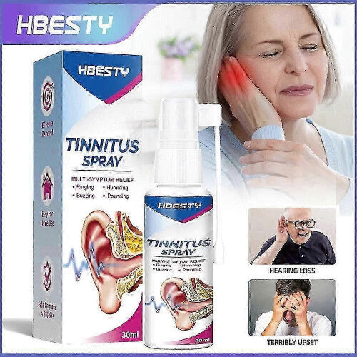 (3pcs)Tinnitus Spray Ear Ringing Relief Relieving Ear Drops Hearing 30ml 1-3x 1
