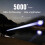 LED Torch Flashlight Rechargeable Spotlight Work Light Lamp 1000000 Lumens 5