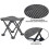Camping Stool, Folding Chair, Mini Portable Stool, Camping Chair for Bbq 2