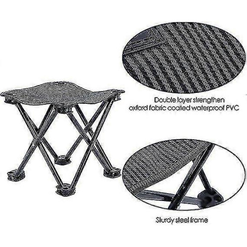 Camping Stool, Folding Chair, Mini Portable Stool, Camping Chair for Bbq 1