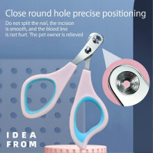 (pink) Professional pet Nail Clippers Claw Trimmer Toe Cutter for Pet Cat Rabbit Sheep