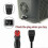 2M power cable for WAECO CF cooler with 12V connection 2