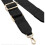 Women's Wide Shoulder Bag Strap, Adjustable Replacement Leather Long shoulder strap(Black) - DD01 1